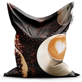 Sablio Sedací vak Káva - 150x100 cm