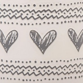 Keramický hrnček Srdiečka III, 450 ml