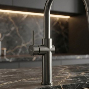 Rea Fresh High, kuchynská batéria vysoká s výsuvným výtokom, grafitová, REA-B7202