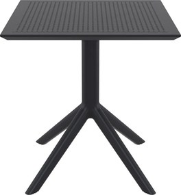 SKY 70 záhradný stôl black