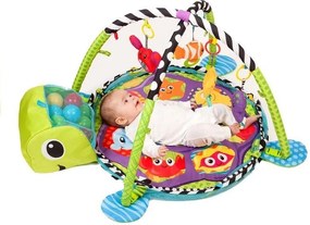 LEAN Toys Detská vzdelávacia podložka 3v1 Bazénové loptičky