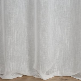 ZÁCLONA NA KRÚŽKOCH CARLA 300X250 CM BIELA