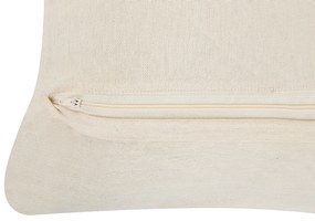 Bavlnený vankúš 45 x 45 cm béžový NICAEA Beliani