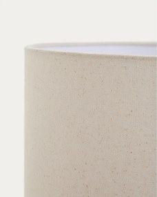 Stolová lampa s textilným tienidlom (výška 61,5 cm) Mavran – Kave Home