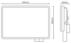 LED Vonkajší reflektor LED/30W/230V 5000K IP65