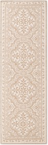 Hanse Home, AKCIA: 80x250 cm Behúň Duet Rosel 106252 Beige/White - na von aj na doma, béžová, chodba / predsieň