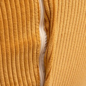 Kreslo LUNAIRE menčestrové, horčicové 710087