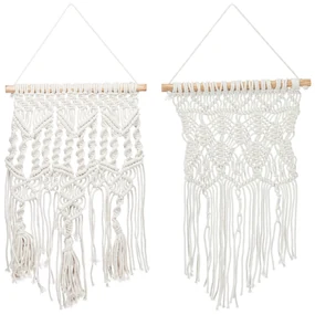 Nástenný záves Macrame RD39845, 2ks
