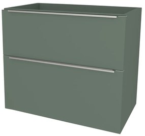Mereo, Mereo Mailo, kúpeľňová skrinka 61 cm, chróm madlo, Multidecor, Zelená Verde, MER-CN590SZEV1