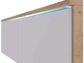 TV skrinka Dlana 180 MDF (čierny grafit + rybia kosť čierna) . Vlastná spoľahlivá doprava až k Vám domov. 1106207