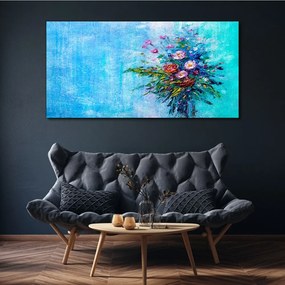 Obraz Canvas Maľba abstrakcie kvety
