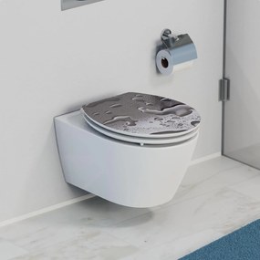 Eisl Sanitär WC sedadlo MDF Grey Steel 80023
