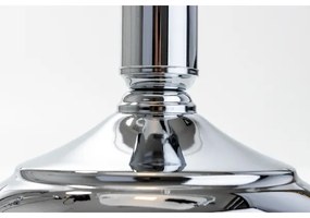 Brilagi - Stolná lampa BANK OFFICE 1xE27/60W/230V lesklý chróm/biela