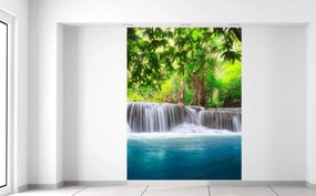 Gario Fototapeta Číry vodopád v džungli Veľkosť: 200 x 150 cm, Materiál: Vliesová