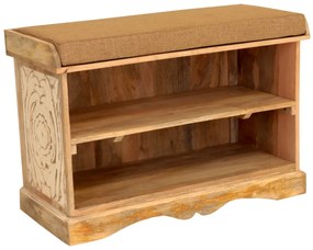 furniture-nabytek.cz - Drevený botník 90x60x40 z masívu mango
