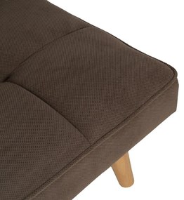 Hnedá ženilková rozkladacia pohovka 175 cm – Ixia