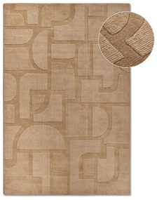 Béžový ručne tkaný vlnený koberec 120x170 cm Alexis – Villeroy&amp;Boch