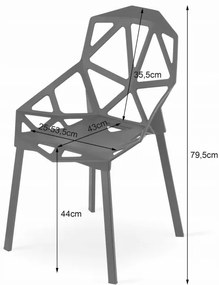 Jedálenský stôl TODI jaseň 60 cm s dvoma stoličkami ESSEN čierne