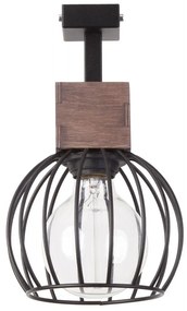 Prisadený luster MILAN 1xE27/60W/230V drevo