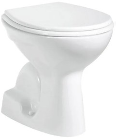 Aqualine Aqualine, WC misa, 36x54cm, spodný odpad, biela, TP340