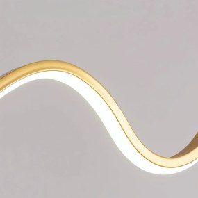 Toolight Toolight, LED závesné osvetlenie 120cm, 36W, 3000K, LHJ034-CP, zlatá matná, OSW-60021