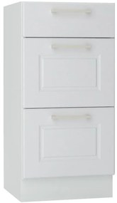 Kuchynská skrinka Natalia D40S3 sivá mat