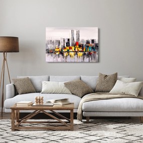 Obraz - Maľba veľkomesta (90x60 cm)