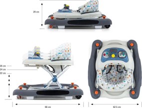 Detské chodítko Patrol Plus galaxia