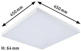 Paulmann 79905 - LED/19W RGBW Stmievateľné stropné svietidlo VELORA 230V + DO