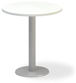 Konferenčný stôl ProOffice priemer 70 x 74,2 cm, biela