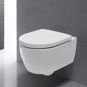 GEBERIT iCon WC sedátko s poklopom, z Duroplastu, biela, 574120000