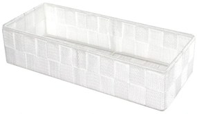 Compactor Úložný organizér do zásuvky Compactor TEX - košík L, 30 x 12 x 7 cm, biely, L