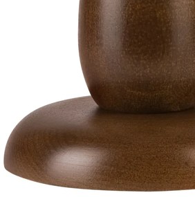 Stolná lampa PERA 1xE27/60W/230V tmavohnedá/buk