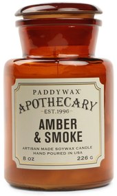 Paddywax Vonná sviečka Apothecary Amber / Smoke 226 g