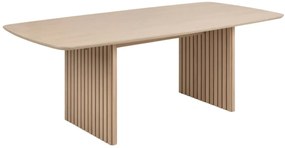 Jedálenský stôl CHRISTO 220 cm bielený dub