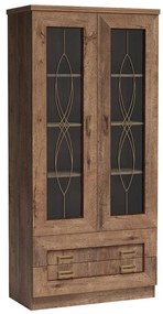 Vitrína Tadeusz T8 dub lefkas