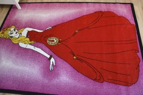Detský koberec Kids Princess ružový C425