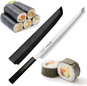 Sakai Takayuki Genbu Aogami#2 Japonský kuchynský nôž Sakimaru na sushi 30 cm