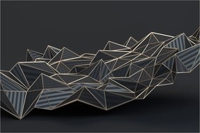 Obraz abstrakcie (90x60 cm)