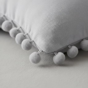 Obliečka na vankúš FLUFFY strieborná 45x45 cm