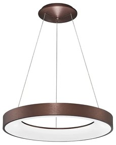 LED luster Rando Thin 60 3000K hnedá