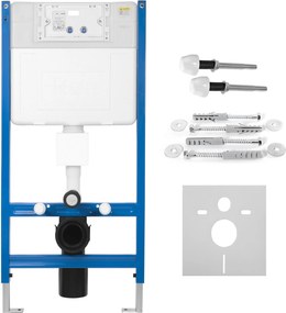 Rea Rea, podomietkový WC systém K011A-Q + tlačidlá HD, zlatá lesklá, KPL-E9560