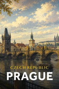 Prague - Metalický obraz 60x40cm