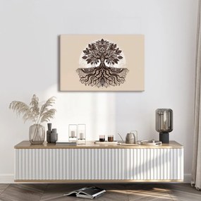 Obraz elegantný strom života s koreňmi