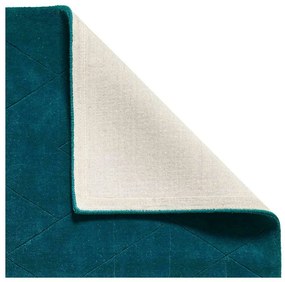 Smaragdovozelený vlnený koberec Think Rugs Kasbah, 150 x 230 cm
