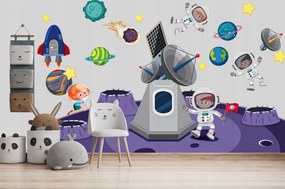 Samolepka na stenu pre malého astronauta 120 x 240 cm