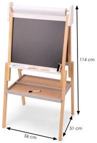 Obojstranná výškovo nastaviteľná tabuľa