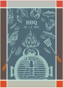 Žakárové kuchynské utierky De La Mer, 4 ks