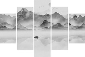 Obraz - Japonské jazero (150x105 cm)