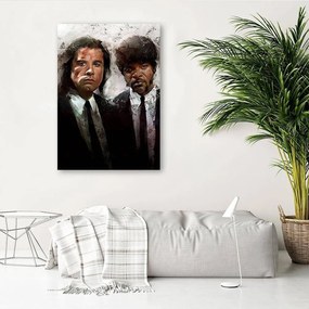 Gario Obraz na plátne Pulp Fiction, Vincent a Jules - Dmitry Belov Rozmery: 70 x 100 cm